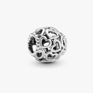 Pandora Hearts All Over Charm Sterling Silver